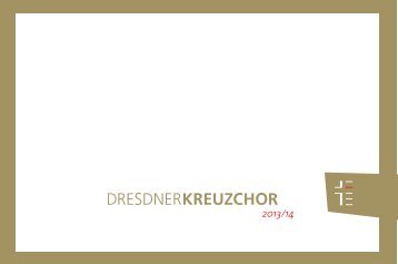 2013 - Dresdner Kreuzchor