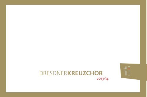 2013 - Dresdner Kreuzchor