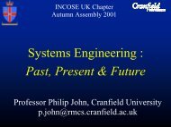 Systems Engineering : Past, Present & Future