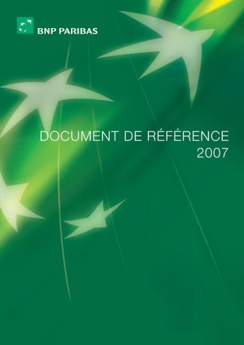 DOCUMENT DE RÃFÃRENCE 2007