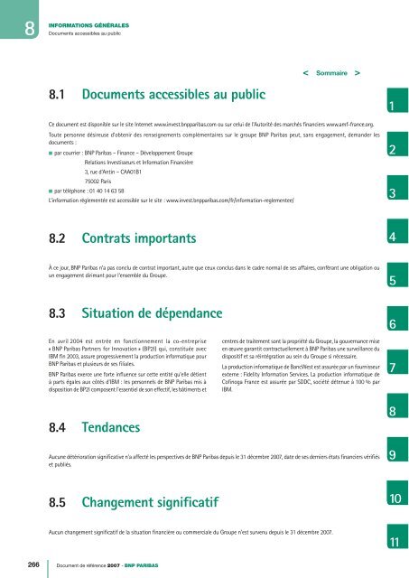 DOCUMENT DE RÃFÃRENCE 2007