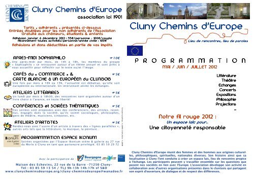 Mai juillet 2012 programme CCE.pub - Cluny tourisme