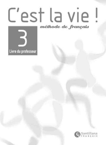 Livre du professeur 3 DÃ©mo - Santillana FranÃ§ais
