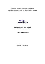 Industrijsko suÅ¡enje - Prehrambeno-tehnoloÅ¡ki fakultet Osijek