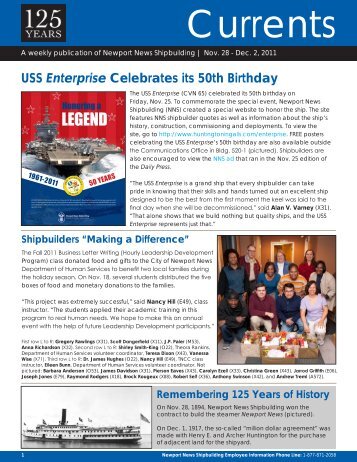 USS Enterprise Celebrates its 50th Birthday - Newport News ...