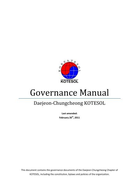 2011-02-26 DC-KOTESOL Governance Manual.pdf