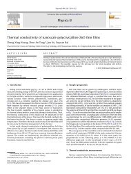 Thermal conductivity of nanoscale polycrystalline ZnO thin films