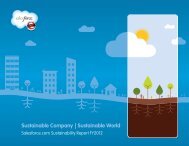 Sustainability Report - Salesforce.com