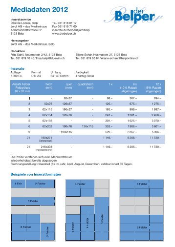 Mediadaten 2012