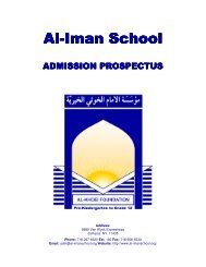 Al-Iman School Iman School Iman School