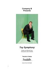 Toy Symphony -Teachers Notes - Belvoir St Theatre