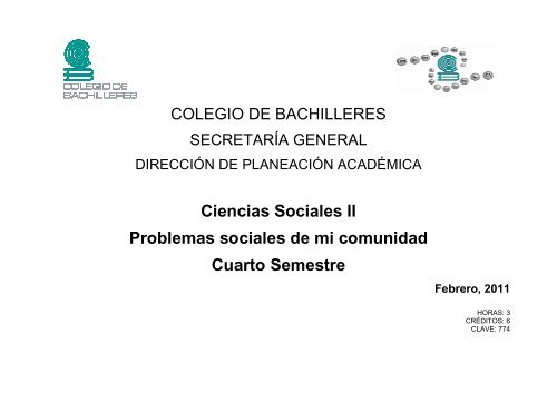 Ciencias Sociales II Problemas sociales de mi comunidad Cuarto ...