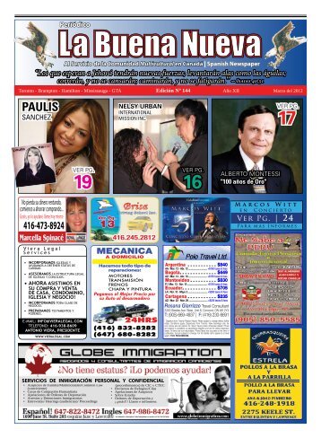 Marzo del 2012 - La Buena Nueva News Paper