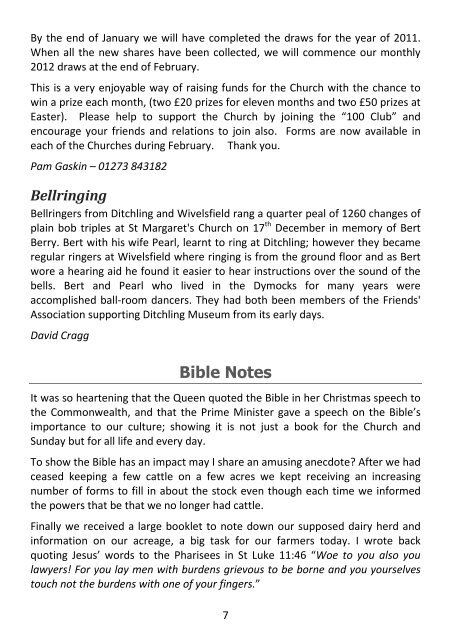 The Beacon February 2012 - Beacon Parish of Ditchling, Streat ...