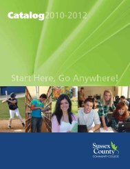 Catalog - Sussex County Community College