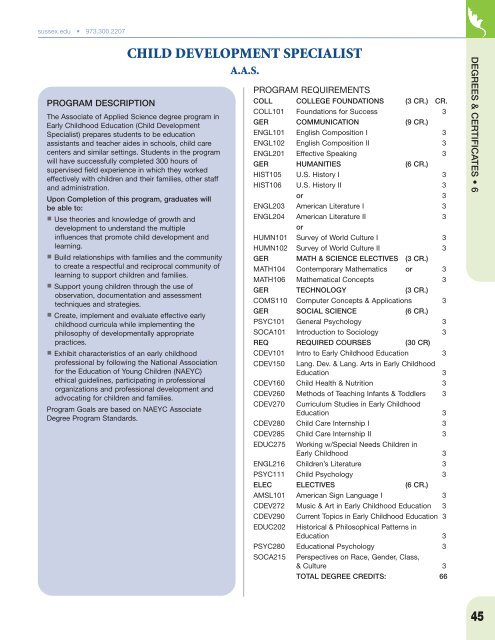 Catalog - Sussex County Community College