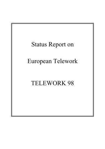 1998 - European Telework Week
