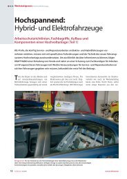 Hochspannend: Hybrid- und Elektrofahrzeuge
