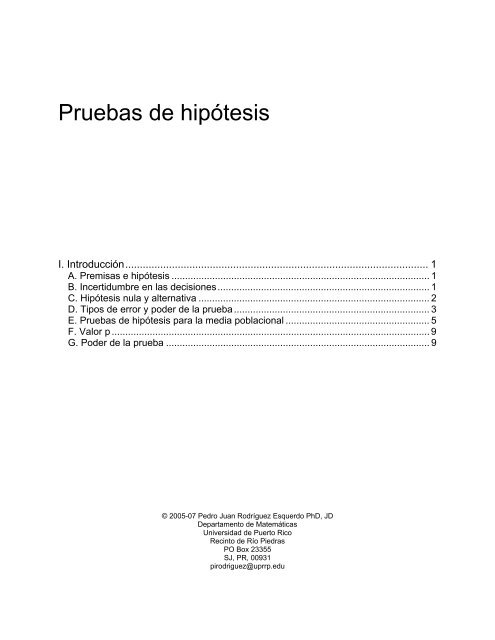 Pruebas de hipÃ³tesis