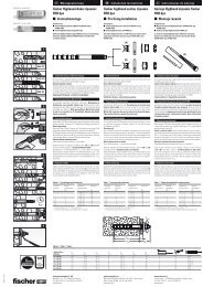 fischer Highbond-Anker dynamic FHB dyn  Vorsteckmontage ...