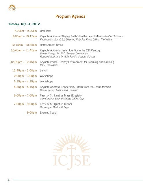 Programa del ICJSE - Cerpe