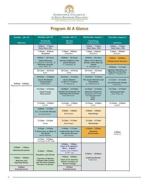 Programa del ICJSE - Cerpe