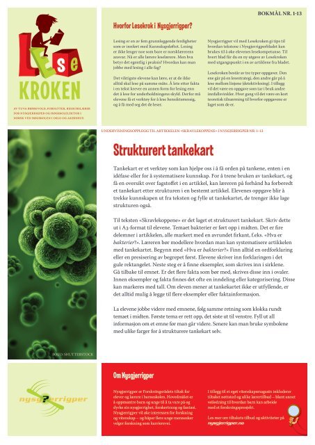 "Strukturert tankekart" (pdf) - Nysgjerrigper