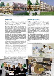 Properties - Paper & Packaging - Power - Oil & Gas - Genting Group