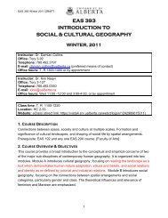 eas 393 introduction to social & cultural geography - University of ...