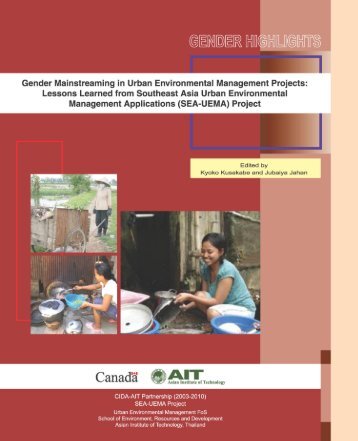 Gender Mainstreaming in Urban Environmental Management Projects