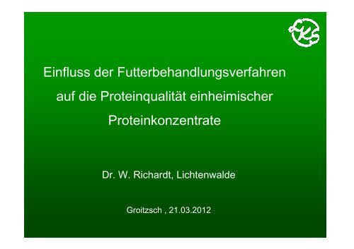 PowerPoint - 6_Richardt - Landwirtschaft in Sachsen