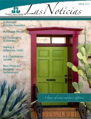 Las Noticias Spring 2013 Issue - The Junior League of Tucson, Inc.