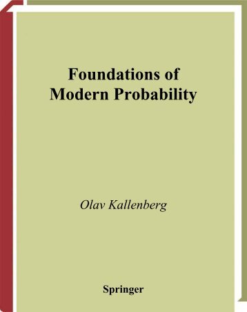 Kallenberg O. Foundations of Modern Probability
