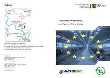 Sächsischer Milchrindtag - Sächsisches Staatsministerium für ...