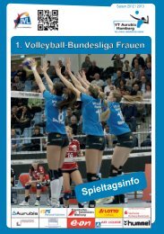 Spieltagsinfo - VT Aurubis Hamburg