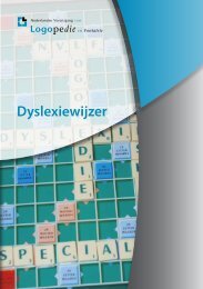 Dyslexiewijzer - Logopedie.nl