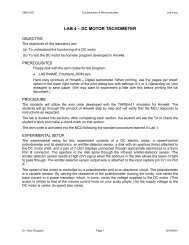 LAB 4 â DC MOTOR TACHOMETER