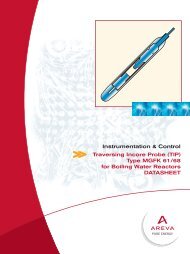 Traversing Incore Probe (TIP) Type MGFK 61/68 for Boiling ... - AREVA