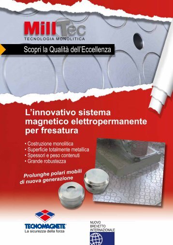 L'innovativo sistema magnetico elettropermanente per fresatura - FIPA