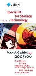 Pocket Guide, English (PDF â 1368 KB) - altec ComputerSysteme ...