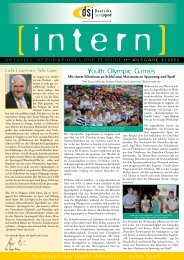 Youth olympic games - Deutsche Sportjugend - DSJ