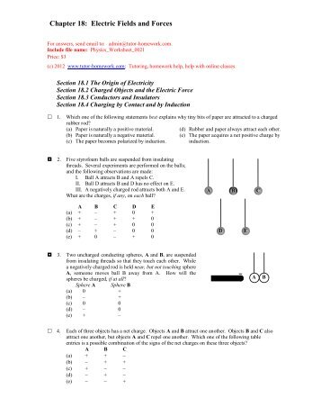 Section 1 - Tutor-Homework.com