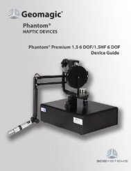 Phantom Premium 1.5 6 DOG/1.5HF 6 DOF Device Guide - Geomagic