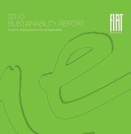 2010 sustainability REPORt - Fiat Group Automobiles Hellas