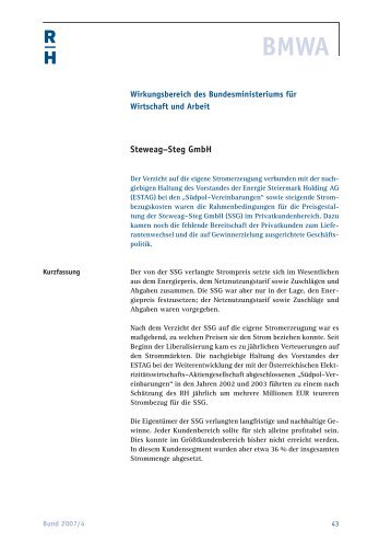 BMWA - Der Rechnungshof