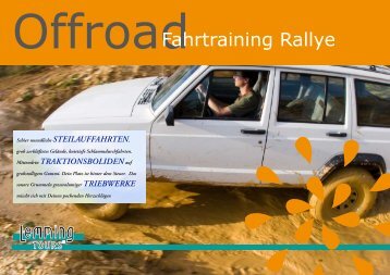 Fahrtraining Rallye