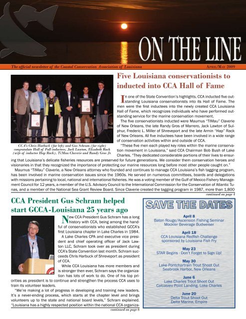 CCA President Gus Schram helped start GCCA-Louisiana 25 years ...
