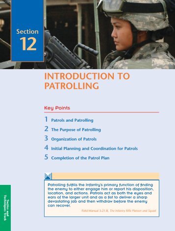 Introduction to Patrolling.pdf - UNC Charlotte Army ROTC