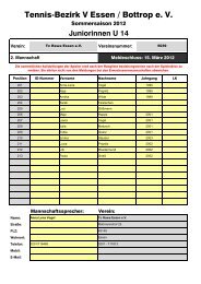 5021 - ETUF Essen - Bezirk 5