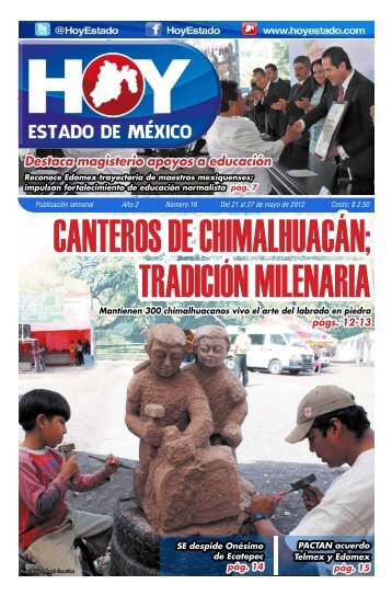 Destaca magisterio apoyos a educaciÃ³n - HOY Estado de MÃ©xico